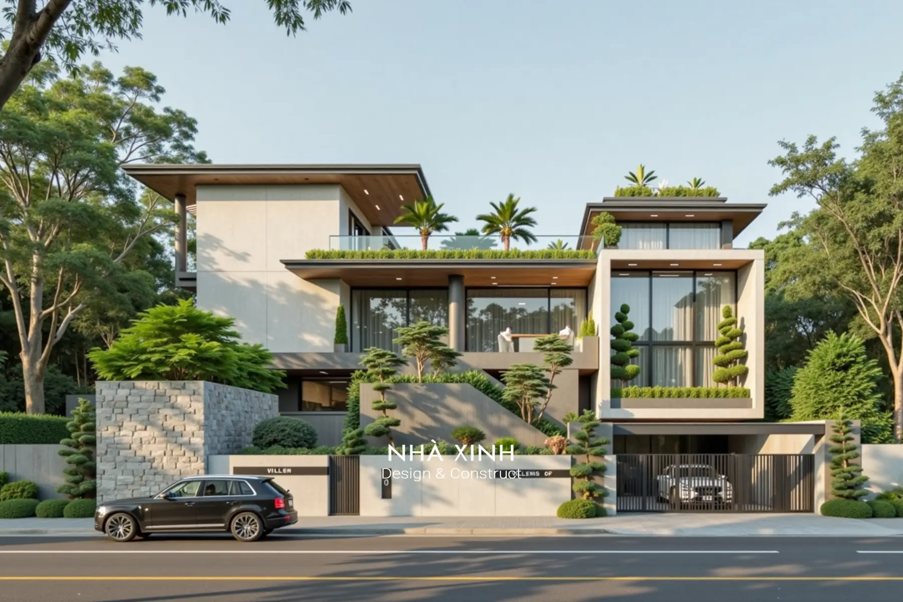 biệt thự sân vườn