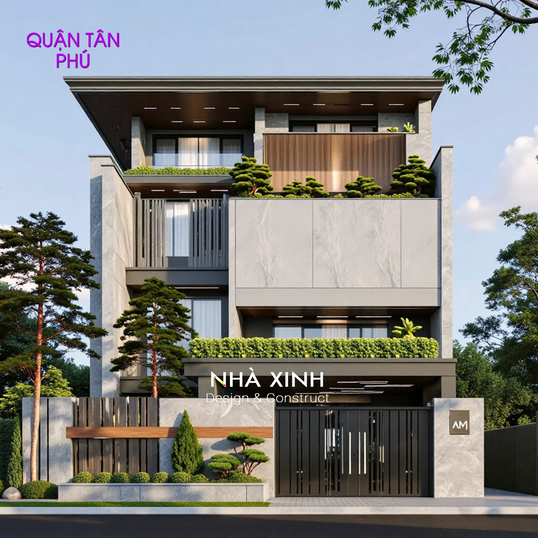 thiết kế biệt thự hiện đại 